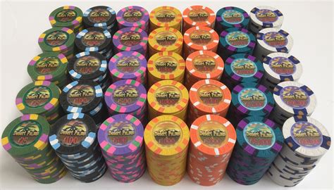 An overview of The Bank by Apache Poker Chips. . Apache poker chips